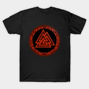 Valknut Viking Warrior Symbol T-Shirt